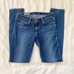 AG Adriano Goldschmied Blue Cigarette Leg Stilt Jean Mid-rise